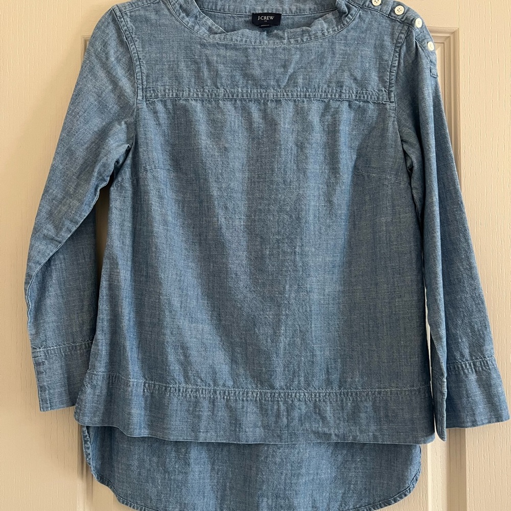 J.Crew Light Blue Chambray Shirt